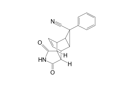 Tricyclo[3.2.2.0(2,4)]non-8-ene-exo-6,7-dicarboximide, 3-cyano-3-phenyl-