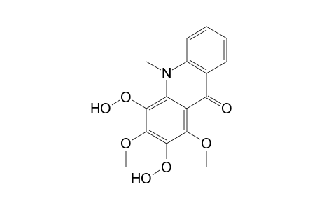 2,4-bis(dioxidanyl)-1,3-dimethoxy-10-methyl-acridin-9-one