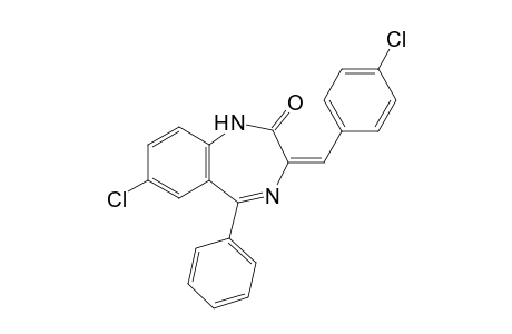 7-Chloro-3-(4-chlorobenzylidene)-2,3-dihydro-5-phenyl-1H-1,4-benzodiazepin-2-one
