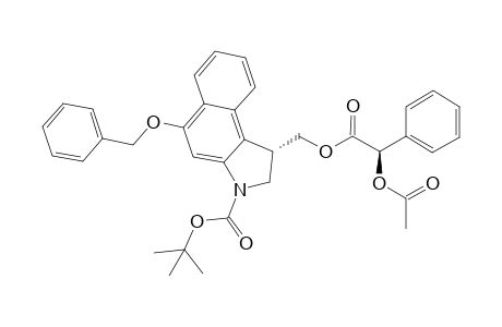 (1S,2R')-5-(Benzyloxy)-3-(t-butyloxycarbonyl)-1-hydroxymethyl-1,2-dihydro-3H-benz[e]indole,(R)-(-)-O-Acetyl Mandelate Ester