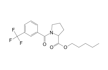 L-Proline, N-(3-trifluoromethylbenzoyl)-, pentyl ester