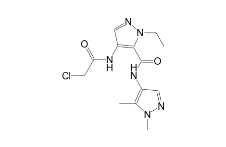 4-[(chloroacetyl)amino]-N-(1,5-dimethyl-1H-pyrazol-4-yl)-1-ethyl-1H-pyrazole-5-carboxamide