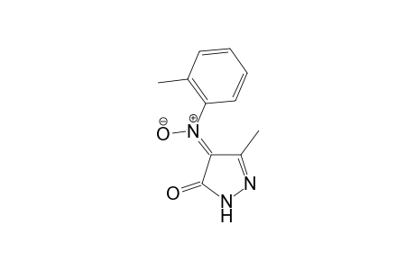 3-Methyl-4-(2-methylphenylimino-N-oxide)-1H-pyrazol-5(4H)-one