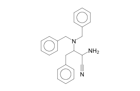 2-Amino-3-(dibenzylamino)-4-phenyl-butanenitrile