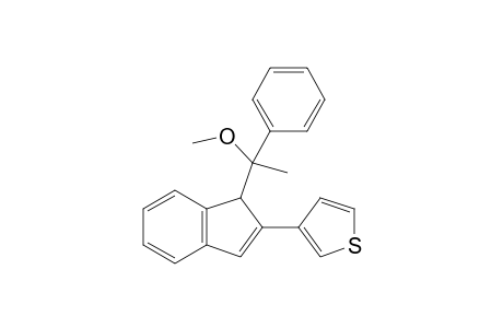 3-(1-(1-Methoxy-1-phenylethyl)-1H-inden-2-yl)thiophene