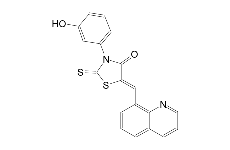 4-thiazolidinone, 3-(3-hydroxyphenyl)-5-(8-quinolinylmethylene)-2-thioxo-, (5Z)-