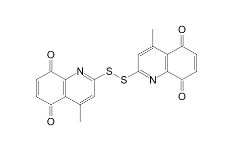 2,2-Bis(4-methylquinoline-5,8-dione) disulfide