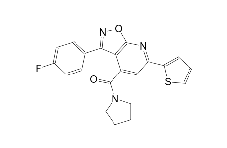 isoxazolo[5,4-b]pyridine, 3-(4-fluorophenyl)-4-(1-pyrrolidinylcarbonyl)-6-(2-thienyl)-