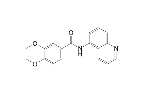 1,4-Benzodioxin-6-carboxamide, 2,3-dihydro-N-(5-quinolinyl)-