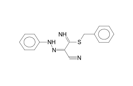 S-BENZYL(2-PHENYLHYDRAZONO)CYANOTHIOACETAMIDATE