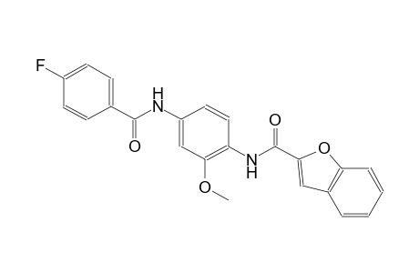 2-benzofurancarboxamide, N-[4-[(4-fluorobenzoyl)amino]-2-methoxyphenyl]-