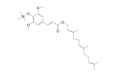 Farnesyl <(E,E)-> sinapinate, mono-TMS