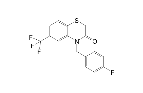 4H-1,4-Benzothiazin-3(2H)-one, 4-(4-fluorobenzyl)-6-trifluoromethyl-