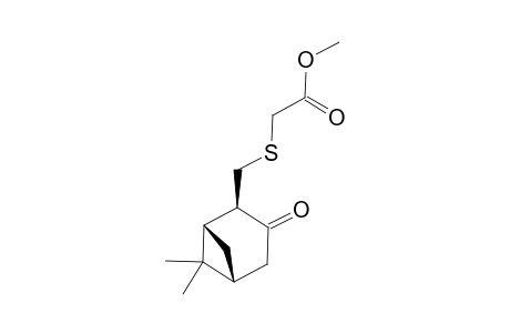 Methyl {{[(1S,2R,5R)-6,6-Dimethyl-3-oxobycyclo[3.1.1]hept-2-yl]methyl}thio}acetate
