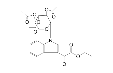 (2R,3R,4S,5R)-2-(3-(2-ethoxy-2-oxoacetyl)-1H-indol-1-yl)tetrahydro-2H-pyran-3,4,5-triyl triacetate