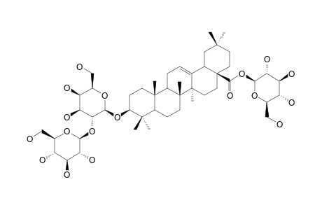SAPONIN-E8;3-O-(BETA-D-GLUCOPYRANOSYL-(1->2)-BETA-D-GALACTOPYRANOSYL)-OLEANOIC-ACID-28-O-BETA-D-GLUCOPYRANOSIDE