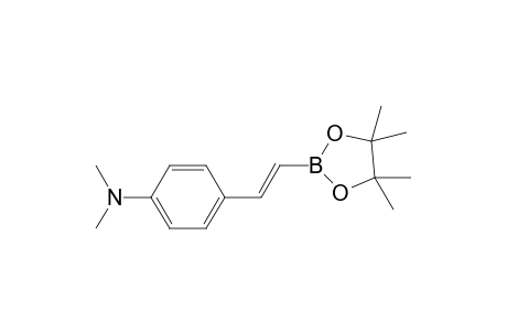 (E)-2-[4-(N,N-Dimethylamino)styryl]-4,4,5,5-tetramethyl-1,3,2-dioxaborolane