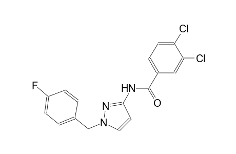 3,4-dichloro-N-[1-(4-fluorobenzyl)-1H-pyrazol-3-yl]benzamide
