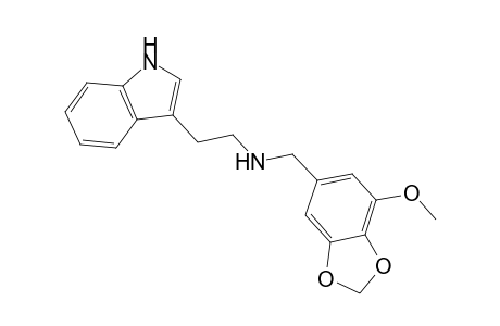 2-(1H-Indol-3-yl)-N-[(7-methoxy-1,3-benzodioxol-5-yl)methyl]ethanamine