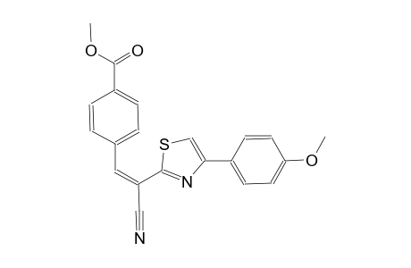 methyl 4-{(Z)-2-cyano-2-[4-(4-methoxyphenyl)-1,3-thiazol-2-yl]ethenyl}benzoate