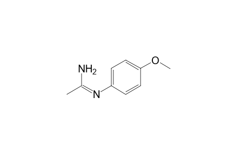 (1E/Z)-N-(p-Methoxyphenyl)acetamidine