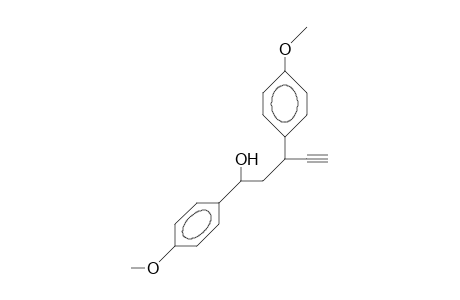 1,3-Bis(4'-methoxy-phenyl)-pent-4-yn-1-ol