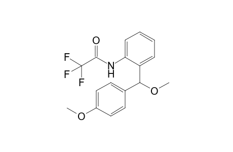 2,2,2-trifluoro-N-[2-[methoxy-(4-methoxyphenyl)methyl]phenyl]acetamide