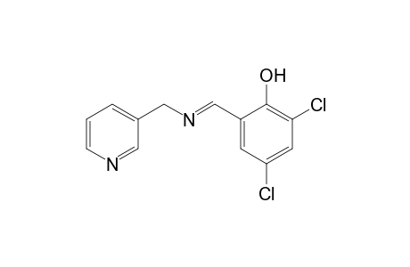 2,4-dichloro-6-{N-[(3-pyridyl)methyl]formimidoyl}phenol