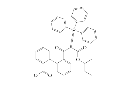 2'-[2-(1-METHYLPROPOXYCARBONYL)-1-OXO-2-(TRIPHENYLPHOSPHORANYLIDENE)-ETHYL]-1,1'-BIPHENYL-2-CARBOXYLIC-ACID