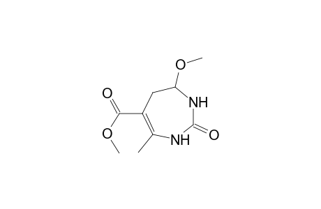 1H-1,3-Diazepine-5-carboxylic acid, 2,3,6,7-tetrahydro-7-methoxy-4-methyl-2-oxo-, methyl ester