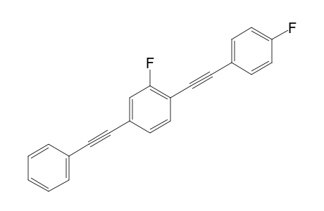 2-Fluoro-1-[2-(4-fluorophenyl)ethynyl]-4-(2-phenylethynyl)benzene