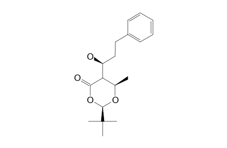 (1'S,2R,5R,6R)-2-TERT.-BUTYL-5-(1'-HYDROXY-3'-PHENYLPROPYL)-6-METHYL-1,3-DIOXAN-4-ONE