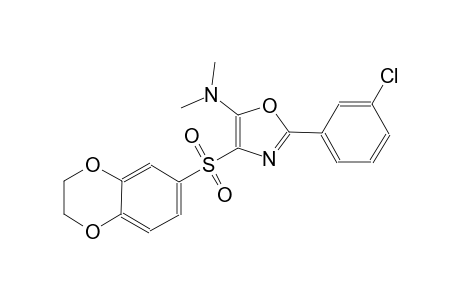 5-oxazolamine, 2-(3-chlorophenyl)-4-[(2,3-dihydro-1,4-benzodioxin-6-yl)sulfonyl]-N,N-dimethyl-