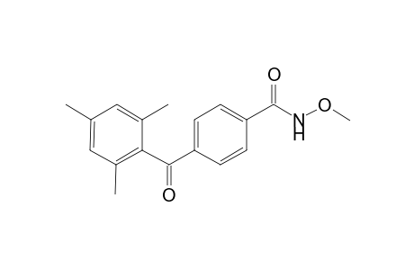 4-(Mesitylcarbonyl)-N-methoxybenzamide