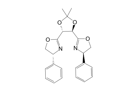 (4R)-2-[(4R,5R)-2,2-dimethyl-5-[(4R)-4-phenyl-2-oxazolin-2-yl]-1,3-dioxolan-4-yl]-4-phenyl-2-oxazoline
