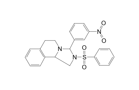 2-(benzenesulfonyl)-3-(3-nitrophenyl)-3,5,6,10b-tetrahydro-1H-imidazo[5,1-a]isoquinoline