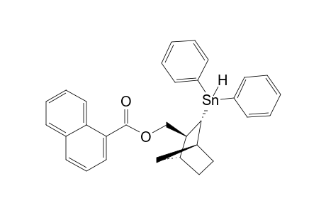 Diphenyl {(1S,2R,3S,4R)-3-(1-naphthoyloxymethyl)bicyclo[2.2.1]heptan-2-yl}tin hydride