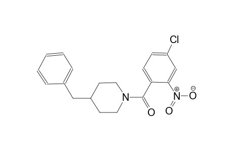 4-benzyl-1-(4-chloro-2-nitrobenzoyl)piperidine