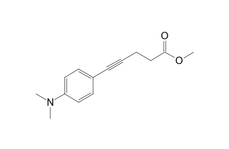 5-[p-(Dimethylamino)phenyl]pent-4-ynoic acid - Methyl ester