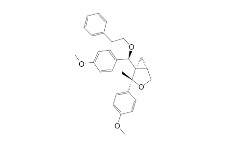 (1R,2R,5S)-2-(4-methoxyphenyl)-1-((R)-(4-methoxyphenyl)(phenethoxy)methyl)-2-methyl-3-oxabicyclo[3.1.0]hexane