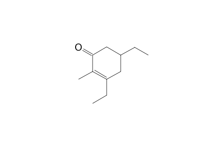 3,5-diethyl-2-methylcyclohex-2-en-1-one