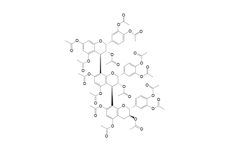 EPIAFZELECHIN-(4[BETA]-8)-EPICATECHIN-(4[BETA]-8)-CATECHIN-PERACETATE;2-ROTATIONAL-ISOMERS