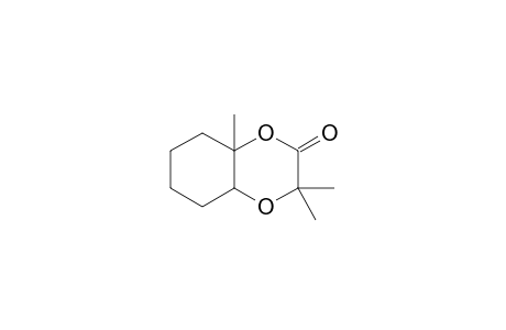 3,3,8A-TRIMETHYL-1,4-DIOXABICYCLO-[4.4.0]-DECAN-2-ONE