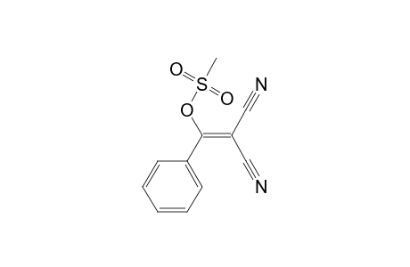 (2,2-dicyano-1-phenyl-ethenyl) methanesulfonate