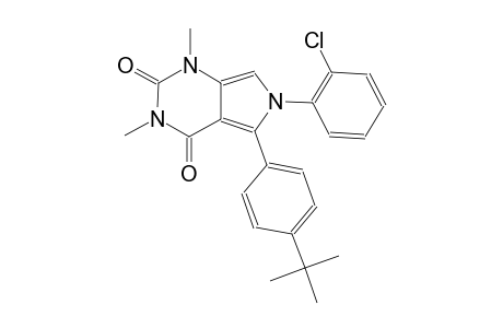 5-(4-tert-butylphenyl)-6-(2-chlorophenyl)-1,3-dimethyl-1H-pyrrolo[3,4-d]pyrimidine-2,4(3H,6H)-dione