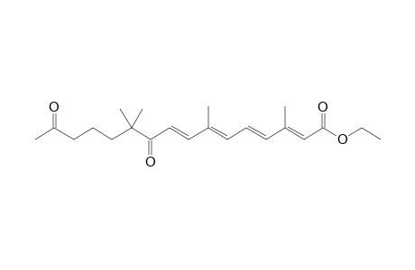 10,15-Dioxo-3,7,11,11-tetramethyl-2,4,6,8-hexadecatetraenic acid-ethylester
