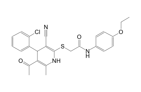 acetamide, 2-[[5-acetyl-4-(2-chlorophenyl)-3-cyano-1,4-dihydro-6-methyl-2-pyridinyl]thio]-N-(4-ethoxyphenyl)-