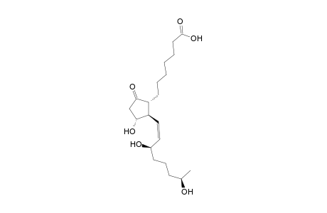 Prost-13-en-1-oic acid, 11,15,19-trihydroxy-9-oxo-, (11.alpha.,13Z,15R,19R)-(.+-.)-