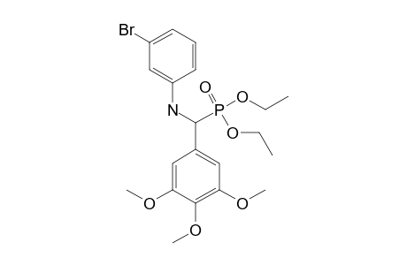 O,O'-DIETHYL-ALPHA-(3-BROMOPHENYLAMINO)-3,4,5-TRIMETHOXYBENZYLPHOSPHONATE
