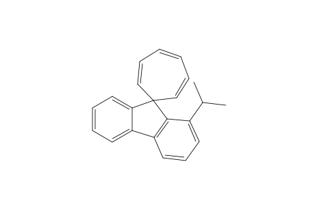 1-Isopropyl-9-spiro[(cyclohepta-1',3',5'-triene)-fluorene]